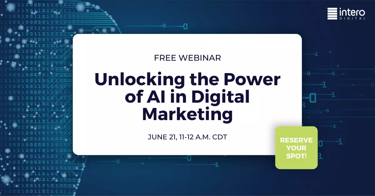 Free Webinar: Unlocking the Power of AI in Digital Marketing