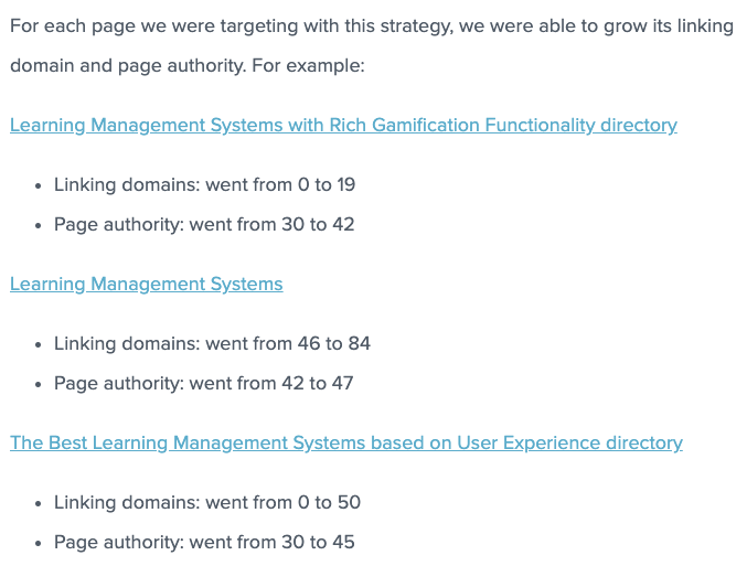 eLearning case study results