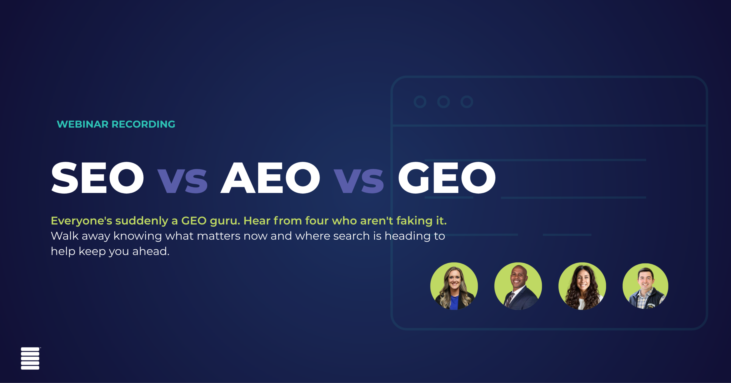 SEO, AEO, and GEO: What the Experts Are Actually Saying [WEBINAR]